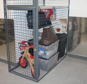 wire cage for bike storage