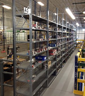 NAPA Distribution Warehouse Prevents Falling Inventory with Rackback Safety Panels