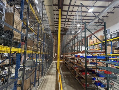 Securing Walkways with Pallet Racking | Case Study | WireCrafters