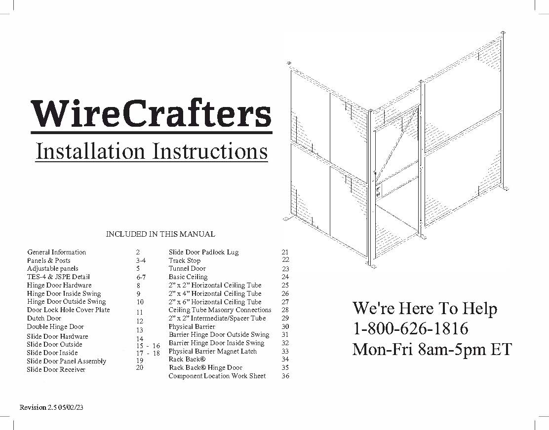 Installation WireCrafters