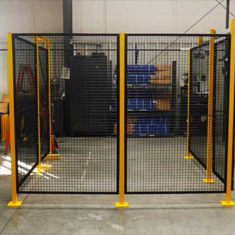 Machine Guard Off RapidGuard® II - Lift-Off Machine Guarding System | WireCrafters