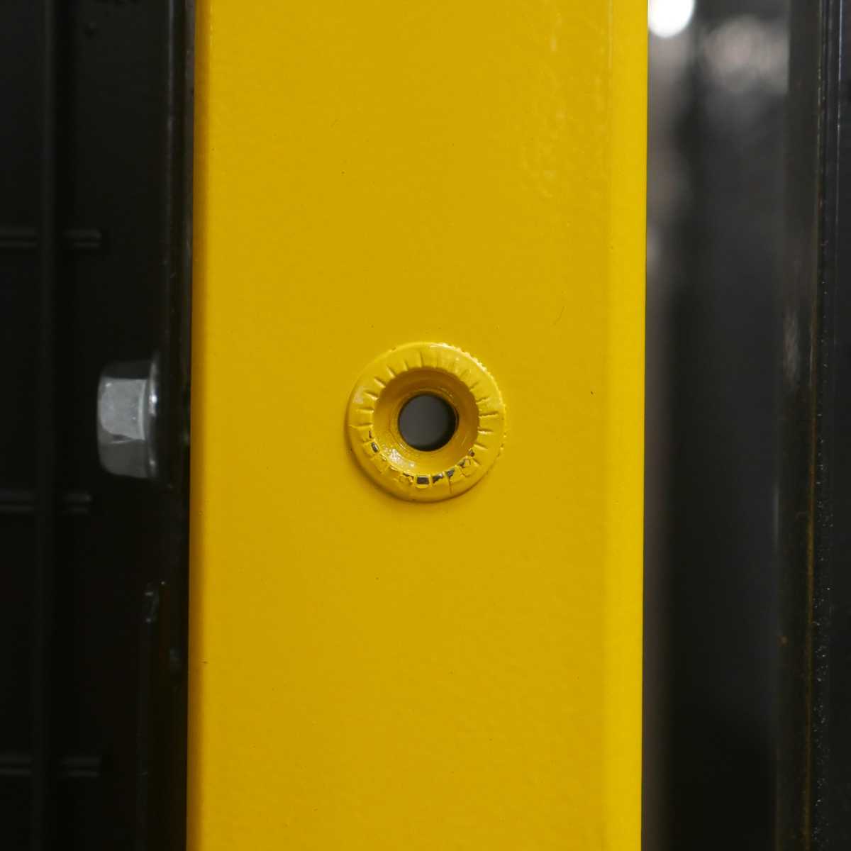 yellow post with threaded insert